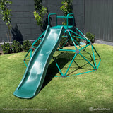 Lifespan Kids Climbing Frame Summit 2m Dome Climber with 1.8m Blue Slide - Lifespan Kids 9347166076021 LKDC-SUM-BLU Buy online: Summit 2m Dome Climber with 1.8m Blue slide - Lifespan Kids Happy Active Kids Australia