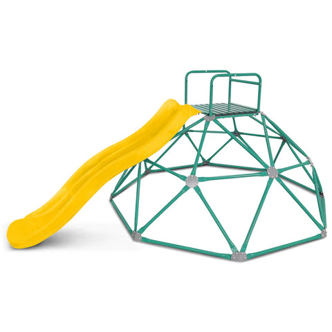Lifespan Kids Climbing Frame Summit 2m Dome Climber with 1.8m Yellow Slide - Lifespan Kids 9347166085528 LKDC-SUM-YL Buy online: Summit 2m Dome Climber with 1.8m Yellow slide - Lifespan Kids Happy Active Kids Australia