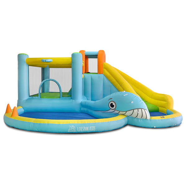 Lifespan Kids Inflatables Lagoon Slide & Splash Inflatable Jumping Castle - Lifespan Kids 9347166087362 LKIN-LAGO Lagoon Slide & Splash Inflatable Jumping Castle - Lifespan Kids Happy Active Kids Australia