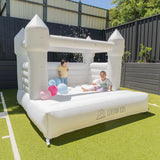 Lifespan Kids Inflatables Palace Inflatable Jumping Castle in White - Lifespan Kids 9347166087324 LKIN-PAL-WT Palace Inflatable Jumping Castle in White - Lifespan Kids Happy Active Kids Australia