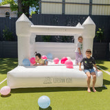 Lifespan Kids Inflatables Palace Inflatable Jumping Castle in White - Lifespan Kids 9347166087324 LKIN-PAL-WT Palace Inflatable Jumping Castle in White - Lifespan Kids Happy Active Kids Australia