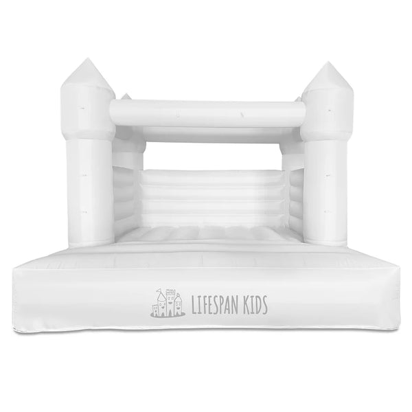 Lifespan Kids Inflatables Palace Inflatable Jumping Castle in White - Lifespan Kids 9347166087324 LKIN-PAL-WT Palace Inflatable Jumping Castle in White - Lifespan Kids Happy Active Kids Australia