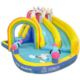 Lifespan Kids Inflatables Rainbow Unicorn Slide & Splash Inflatable Play Centre - Lifespan Kids 9347166087355 LKIN-RAIN Rainbow Unicorn Slide & Splash Inflatable Play Centre - Lifespan Kids Happy Active Kids Australia