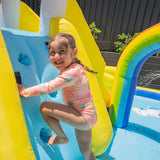 Lifespan Kids Inflatables Rainbow Unicorn Slide & Splash Inflatable Play Centre - Lifespan Kids 9347166087355 LKIN-RAIN Rainbow Unicorn Slide & Splash Inflatable Play Centre - Lifespan Kids Happy Active Kids Australia