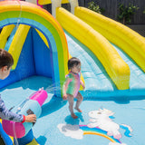 Lifespan Kids Inflatables Rainbow Unicorn Slide & Splash Inflatable Play Centre - Lifespan Kids 9347166087355 LKIN-RAIN Rainbow Unicorn Slide & Splash Inflatable Play Centre - Lifespan Kids Happy Active Kids Australia
