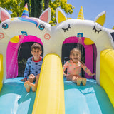 Lifespan Kids Inflatables Rainbow Unicorn Slide & Splash Inflatable Play Centre - Lifespan Kids 9347166087355 LKIN-RAIN Rainbow Unicorn Slide & Splash Inflatable Play Centre - Lifespan Kids Happy Active Kids Australia