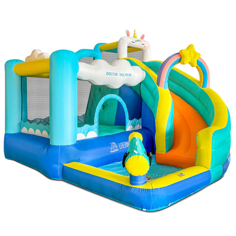 Lifespan Kids Inflatables Unicornia Slide & Splash Inflatable Jumping Castle - Lifespan Kids 9347166087379 LKIN-UNIC Unicornia Slide & Splash Inflatable Jumping Castle - Lifespan Kids Happy Active Kids Australia
