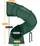 Lifespan Kids Outdoor Play Equipment 2.9m Spiral Tube Slide in Green - Lifespan Kids 9347166083630 LKSL-SPIR-GRN Buy online : 2.9m Spiral Tube Slide in Green - Lifespan Kids Happy Active Kids Australia