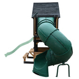 Lifespan Kids Outdoor Play Equipment Claremont Playset Cubby with swings, tube slide and 2.2m slide in pale green - Lifespan Kids 9347166086051 LKPC-CLARE-PG Claremont Playset Cubby with swings, tube slide & 2.2m slide in pale green - Lifespan Kids Happy Active Kids Australia