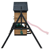 Lifespan Kids Outdoor Play Equipment Claremont Playset Cubby with swings, tube slide and 2.2m slide in pink - Lifespan Kids 9347166086068 LKPC-CLARE-PP Claremont Playset Cubby with swings, tube slide & 2.2m slide in pink - Lifespan Kids Happy Active Kids Australia