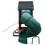 Lifespan Kids Outdoor Play Equipment Claremont Playset Cubby with swings, tube slide and 2.2m slide in white - Lifespan Kids 9347166086075 LKPC-CLARE-PW Claremont Playset Cubby with swings, tube slide & 2.2m slide in white - Lifespan Kids Happy Active Kids Australia