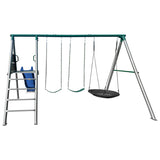 Lifespan Kids Outdoor Play Equipment Europa Steel Swing Set (Blue Slide) - Lifespan Kids - OUT OF STOCK eta TBA 9347166086655 LKSW-EUROPA-BU Buy online: Europa Steel Swing Set (Blue Slide) - Lifespan Kids Happy Active Kids Australia