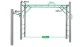 Lifespan Kids Play Centres Amazon Monkey Bars Only (2.5m) - Lifespan Kids 9347166063977 LKMB-AMA255 Buy online: Amazon Monkey Bars Only (2.5m) - Lifespan Kids Australia Happy Active Kids Australia
