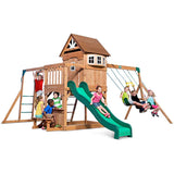 Lifespan Kids Play Centres Backyard Discovery Montpelier Play Centre - Lifespan Kids 752113302112 BDPC-MONTP-SET Happy Active Kids Australia