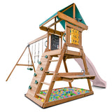 Lifespan Kids Play Centres Birmingham Play Centre with Pastel Pink Slide - Lifespan Kids 9347166085924 LKPC-BIRM-PP Buy online : Birmingham Play Centre with Pastel Pink Slide - Lifespan Kids Happy Active Kids Australia