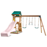 Lifespan Kids Play Centres Birmingham Play Centre with Pastel Pink Slide - Lifespan Kids 9347166085924 LKPC-BIRM-PP Buy online : Birmingham Play Centre with Pastel Pink Slide - Lifespan Kids Happy Active Kids Australia