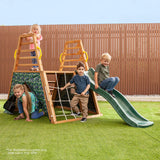 Lifespan Kids Play Centres Cooper Climb and Slide in Green - Lifespan Kids 9347166085498 LKSL-COOPER-GN Buy online: Cooper Climb and Slide in Green - Lifespan Kids Happy Active Kids Australia