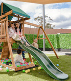 Lifespan Kids Play Centres Greenvale Play Centre with 1.8m Green Slide - Lifespan Kids 9347166085412 LKPC-GREEN-GN Greenvale Play Centre with 1.8m Green Slide - Lifespan Kids Happy Active Kids Australia