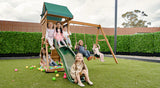 Lifespan Kids Play Centres Greenvale Play Centre with 1.8m Green Slide - Lifespan Kids 9347166085412 LKPC-GREEN-GN Greenvale Play Centre with 1.8m Green Slide - Lifespan Kids Happy Active Kids Australia