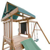 Lifespan Kids Play Centres Greenvale Play Centre with 1.8m Pastel Green Slide - Lifespan Kids 9347166092755 LKPC-GREEN-PG Greenvale Play Centre with 1.8m Pastel Green Slide - Lifespan Kids Happy Active Kids Australia