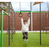 Lifespan Kids Play Centres Junior Jungle Madagascar Monkey Bars with Swing Set and Flying Fox - Lifespan Kids 9347166067319 LKJJ-MDGSCST-B Junior Jungle Madagascar Monkey Bars with Swing Set and Flying Fox  Happy Active Kids Australia