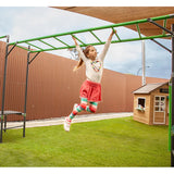 Lifespan Kids Play Centres Junior Jungle Madagascar Monkey Bars with Swing Set and Flying Fox - Lifespan Kids 9347166067319 LKJJ-MDGSCST-B Junior Jungle Madagascar Monkey Bars with Swing Set and Flying Fox  Happy Active Kids Australia