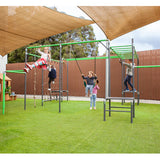 Lifespan Kids Play Centres Junior Jungle Panama Monkey Bars with Swing Set - Lifespan Kids 9347166055545 LKJJ-PANMAST-B Happy Active Kids Australia