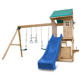 Lifespan Kids Play Centres Montrose Play Centre Set with 2.2m Blue Slide - Lifespan Kids - OUT OF STOCK eta TBA 9347166086372 LKPC-MONT-BU Montrose Play Centre Set with 2.2m Blue Slide - Lifespan Kids - OUT OF STOCK eta TBA Happy Active Kids Australia