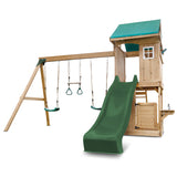 Lifespan Kids Play Centres Montrose Play Centre Set with 2.2m Green Slide - Lifespan Kids - OUT OF STOCK eta mid-late Oct (preorder available now) 9347166086389 LKPC-MONT-GN Montrose Play Centre Set with 2.2m Green Slide - Lifespan Kids - OUT OF STOCK eta mid-late Oct (preorder available now) Happy Active Kids Australia
