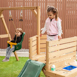 Lifespan Kids Play Centres Poppy Toddler Junior Wooden Play Centre with slide - Lifespan Kids 9347166064622 LKPC-POPPY-SET Poppy Toddler Junior Wooden Play Centre with slide - Lifespan Kids  Happy Active Kids Australia