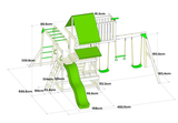 Lifespan Kids Play Centres Walton Play Centre with Pastel Green Slide - Lifespan Kids 9347166086549 LKPC-WALT-PG Buy online : Walton Play Centre with Pastel Green Slide - Lifespan Kids Happy Active Kids Australia