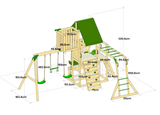 Lifespan Kids Play Centres Walton Play Centre with Pastel Green Slide - Lifespan Kids 9347166086549 LKPC-WALT-PG Buy online : Walton Play Centre with Pastel Green Slide - Lifespan Kids Happy Active Kids Australia