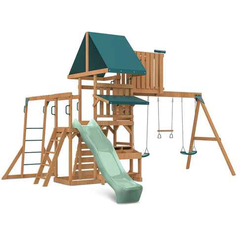 Lifespan Kids Play Centres Walton Play Centre with Pastel Green Slide - Lifespan Kids 9347166086549 LKPC-WALT-PG Buy online : Walton Play Centre with Pastel Green Slide - Lifespan Kids Happy Active Kids Australia