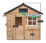 Lifespan Kids Play Houses Aberdeen Wooden Cubby House - Lifespan Kids 9347166078131 LKCH-ABERD-SET Buy online: Aberdeen Wooden Cubby Play House - Lifespan Kids Happy Active Kids Australia