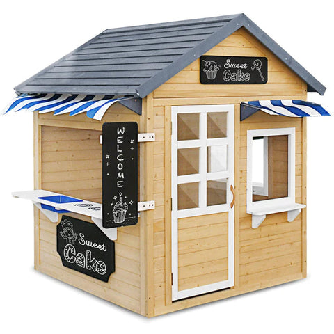 Lifespan Kids Play Houses Aberdeen Wooden Cubby House - Lifespan Kids 9347166060532 LKCH-ABERDEEN Buy online: Aberdeen Wooden Cubby Play House - Lifespan Kids Happy Active Kids Australia