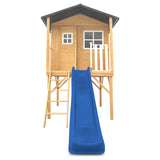 Lifespan Kids Play Houses Burleigh Raised Wooden Cubby House with 2.2m blue slide - Lifespan Kids 9347166085535 LKCH-BUR-BU Buy online: Burleigh Raised Wooden Cubby House with 2.2m blue slide - Lifespan Kids Happy Active Kids Australia