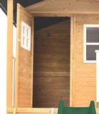 Lifespan Kids Play Houses Burleigh Raised Wooden Cubby House with 2.2m green slide - Lifespan Kids 9347166085542 LKCH-BUR-GN Buy online: Burleigh Raised Wooden Cubby House with 2.2m green slide - Lifespan Kids Happy Active Kids Australia