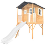 Lifespan Kids Play Houses Burleigh Raised Wooden Cubby House with 2.2m white slide - Lifespan Kids 9347166085580 LKCH-BUR-PW Shop: Burleigh Raised Wooden Cubby House with 2.2m white slide - Lifespan Kids Happy Active Kids Australia