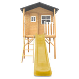 Lifespan Kids Play Houses Burleigh Raised Wooden Cubby House with 2.2m yellow slide - Lifespan Kids 9347166085597 LKCH-BUR-YL Buy online: Burleigh Raised Wooden Cubby House with 2.2m yellow slide - Lifespan Kids Happy Active Kids Australia