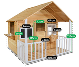 Lifespan Kids Play Houses Camira Cubby House - Lifespan Kids 9347166089892 LKCH-CAM2A-SET Buy online: Camira Cubby House - Lifespan Kids - Happy Active Kids Happy Active Kids Australia