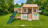 Lifespan Kids Play Houses Finley Cubby House with Blue Slide - Lifespan Kids 9347166085382 LKCH-FIN-BU Buy online: Finley Cubby House with Blue Slide - Lifespan Kids Happy Active Kids Australia