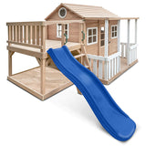 Lifespan Kids Play Houses Finley Cubby House with Blue Slide - Lifespan Kids 9347166085382 LKCH-FIN-BU Buy online: Finley Cubby House with Blue Slide - Lifespan Kids Happy Active Kids Australia