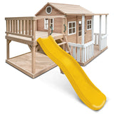 Lifespan Kids Play Houses Finley Cubby House with Yellow Slide - Lifespan Kids - OUT OF STOCK eta TBA 9347166085405 LKCH-FIN-YL Buy online: Finley Cubby House with Yellow Slide - Lifespan Kids Happy Active Kids Australia