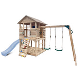 Lifespan Kids Play Houses Kingston Cubby House with Monkey Bars, Swings and Pastel Blue Slide - Lifespan Kids - OUT OF STOCK eta mid-late Oct (preorder available now) 9347166085627 LKCH-KING-PB Kingston Cubby House with Monkey Bars, Swings and Pastel Blue Slide Happy Active Kids Australia