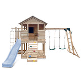 Lifespan Kids Play Houses Kingston Cubby House with Monkey Bars, Swings and Pastel Blue Slide - Lifespan Kids - OUT OF STOCK eta mid-late Oct (preorder available now) 9347166085627 LKCH-KING-PB Kingston Cubby House with Monkey Bars, Swings and Pastel Blue Slide Happy Active Kids Australia