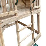 Lifespan Kids Play Houses Kingston Cubby House with Monkey Bars, Swings and Pastel Green Slide - Lifespan Kids - OUT OF STOCK eta mid-late Oct (preorder available now) 9347166085634 LKCH-KING-PG Kingston Cubby House with Monkey Bars, Swings and Pastel Green Slide Happy Active Kids Australia