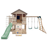 Lifespan Kids Play Houses Kingston Cubby House with Monkey Bars, Swings and Pastel Green Slide - Lifespan Kids - OUT OF STOCK eta mid-late Oct (preorder available now) 9347166085634 LKCH-KING-PG Kingston Cubby House with Monkey Bars, Swings and Pastel Green Slide Happy Active Kids Australia