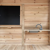Lifespan Kids Play Houses Kingston Cubby House with Monkey Bars, Swings and White Slide - Lifespan Kids - OUT OF STOCK eta mid-late Oct (preorder available now) 9347166085658 LKCH-KING-PW Kingston Cubby House with Monkey Bars, Swings and White Slide Happy Active Kids Australia