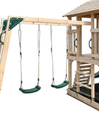 Lifespan Kids Play Houses Kingston Cubby House with Monkey Bars, Swings and Yellow Slide - Lifespan Kids - OUT OF STOCK eta mid-late Oct (preorder available now) 9347166085665 LKCH-KING-YL Kingston Cubby House with Monkey Bars, Swings and Yellow Slide  Happy Active Kids Australia
