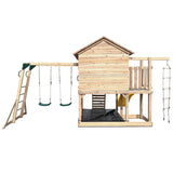 Lifespan Kids Play Houses Kingston Cubby House with Monkey Bars, Swings and Yellow Slide - Lifespan Kids - OUT OF STOCK eta mid-late Oct (preorder available now) 9347166085665 LKCH-KING-YL Kingston Cubby House with Monkey Bars, Swings and Yellow Slide  Happy Active Kids Australia
